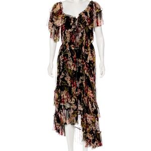 Zimmerman Floral Midi Dress Size 1